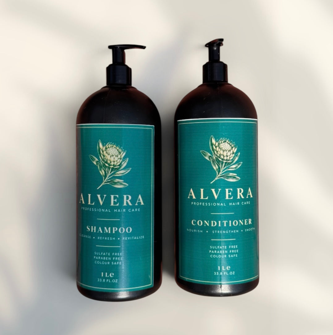 Alvera Hydrate Ritual — 1L Double Pack (Shampoo + Conditioner)